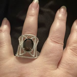 ❌❌Unique Smoky Quartz ring